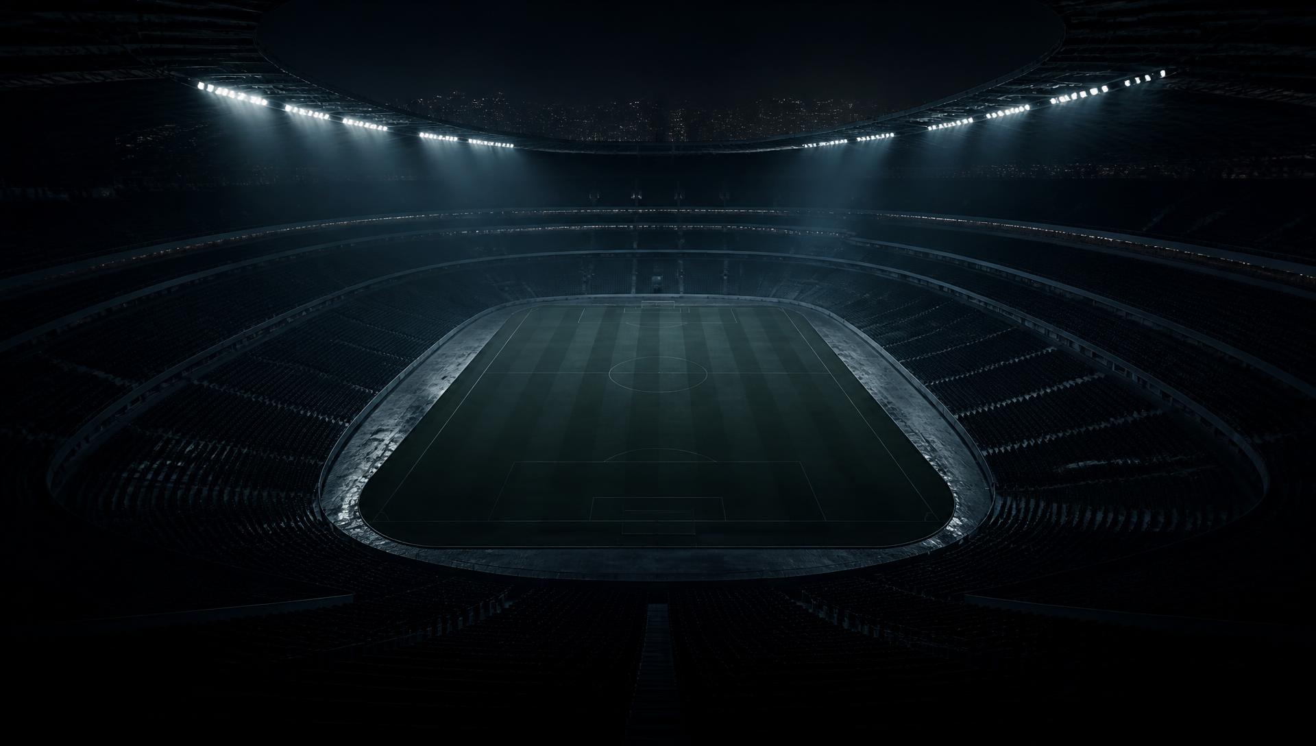 Placeholder nighttime stadium environment